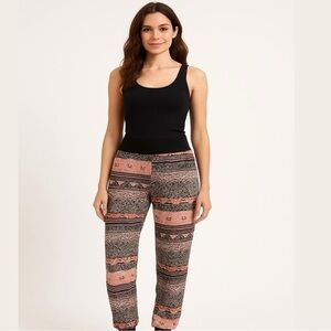 🛍Bundle sale🛍Bongo pants Aztec pink and black sweats NWOT